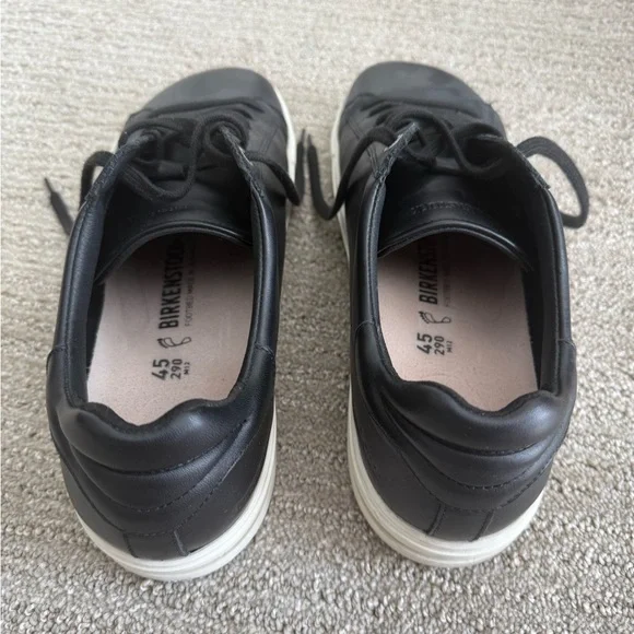 Birkenstock Black and White Sneakers with Leather Upper - Picture 4 of 5